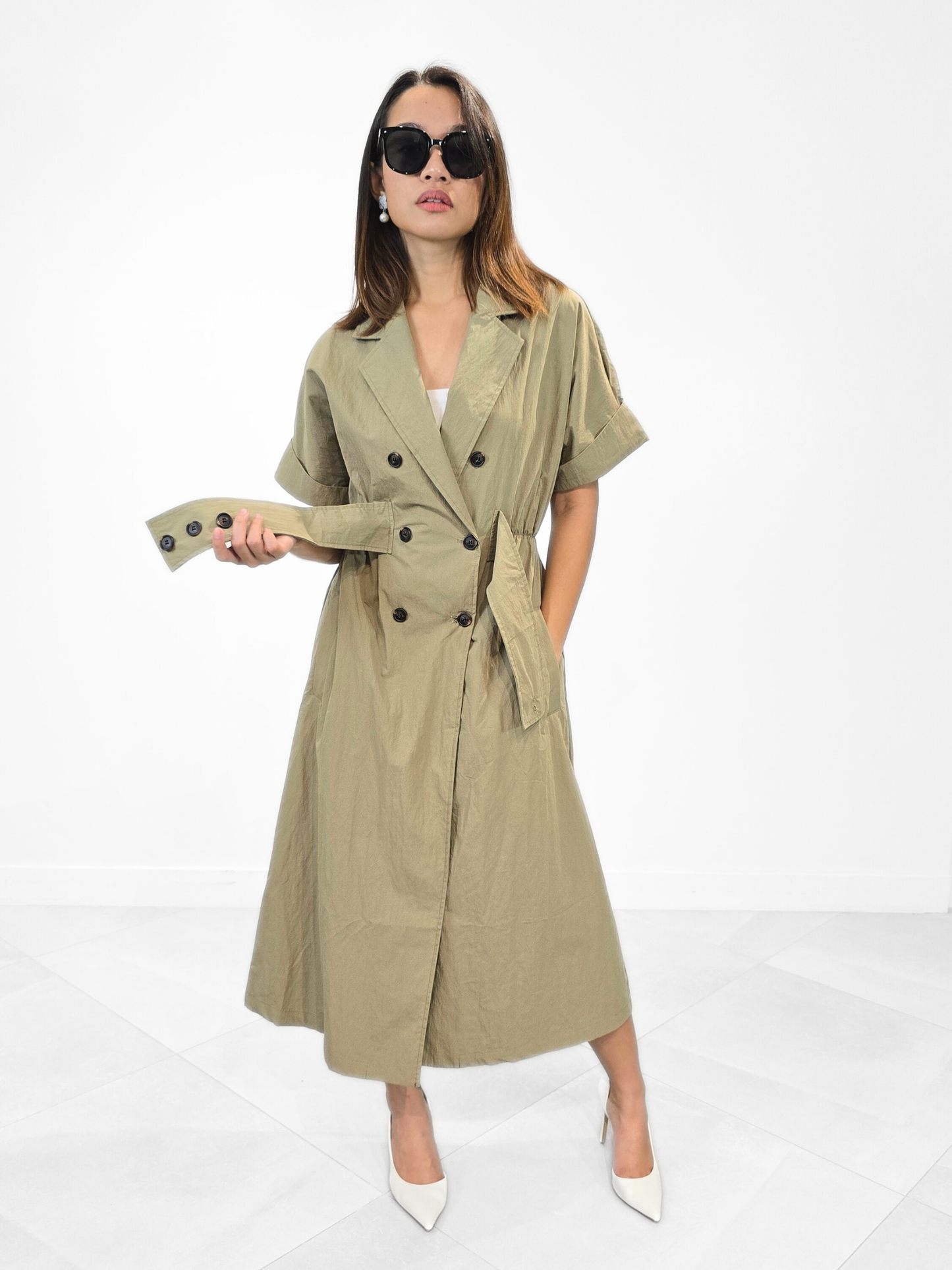 Lana Safari Trench Dress