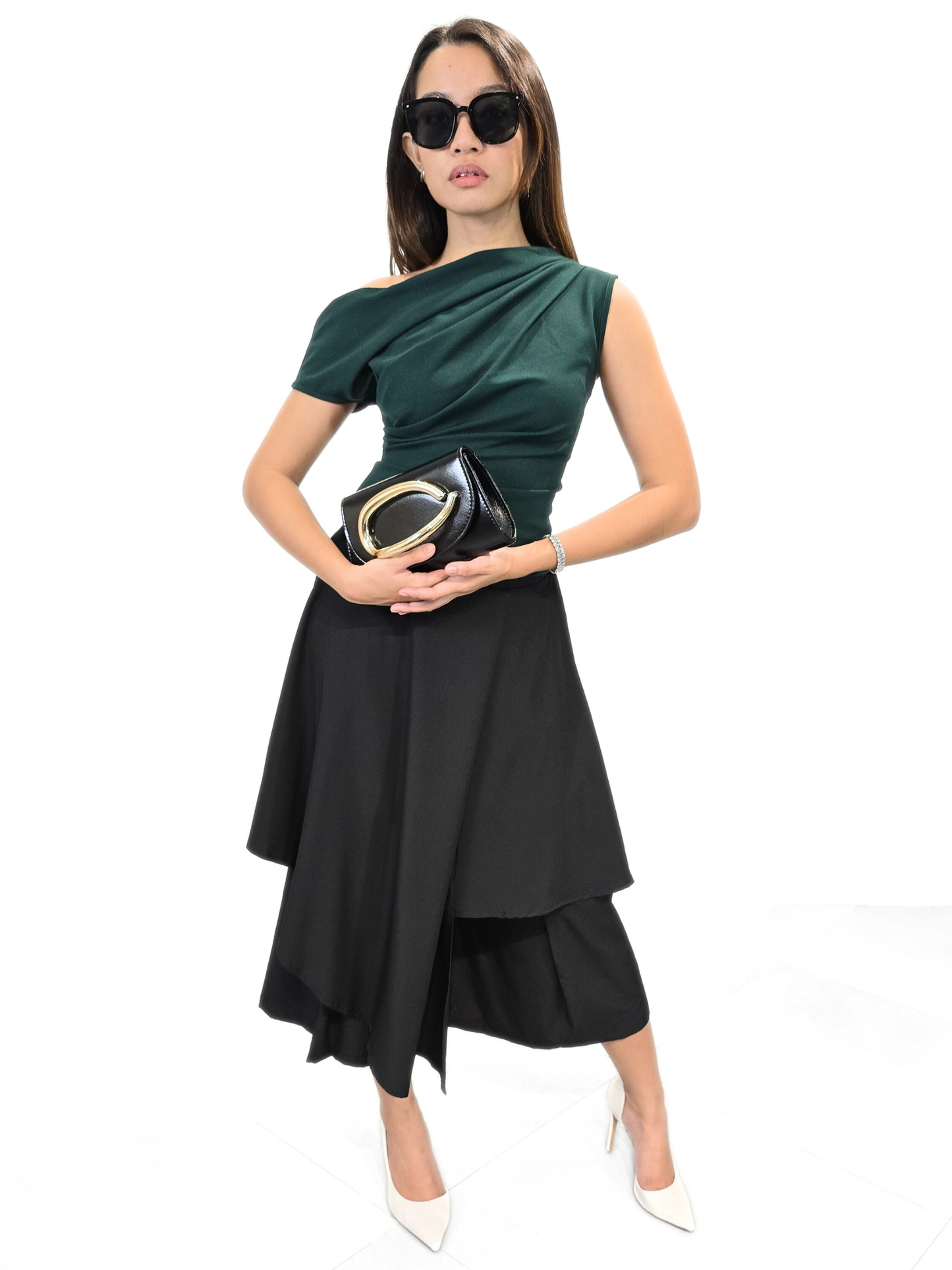 Clarrise Clutch Bag (with sling strap)