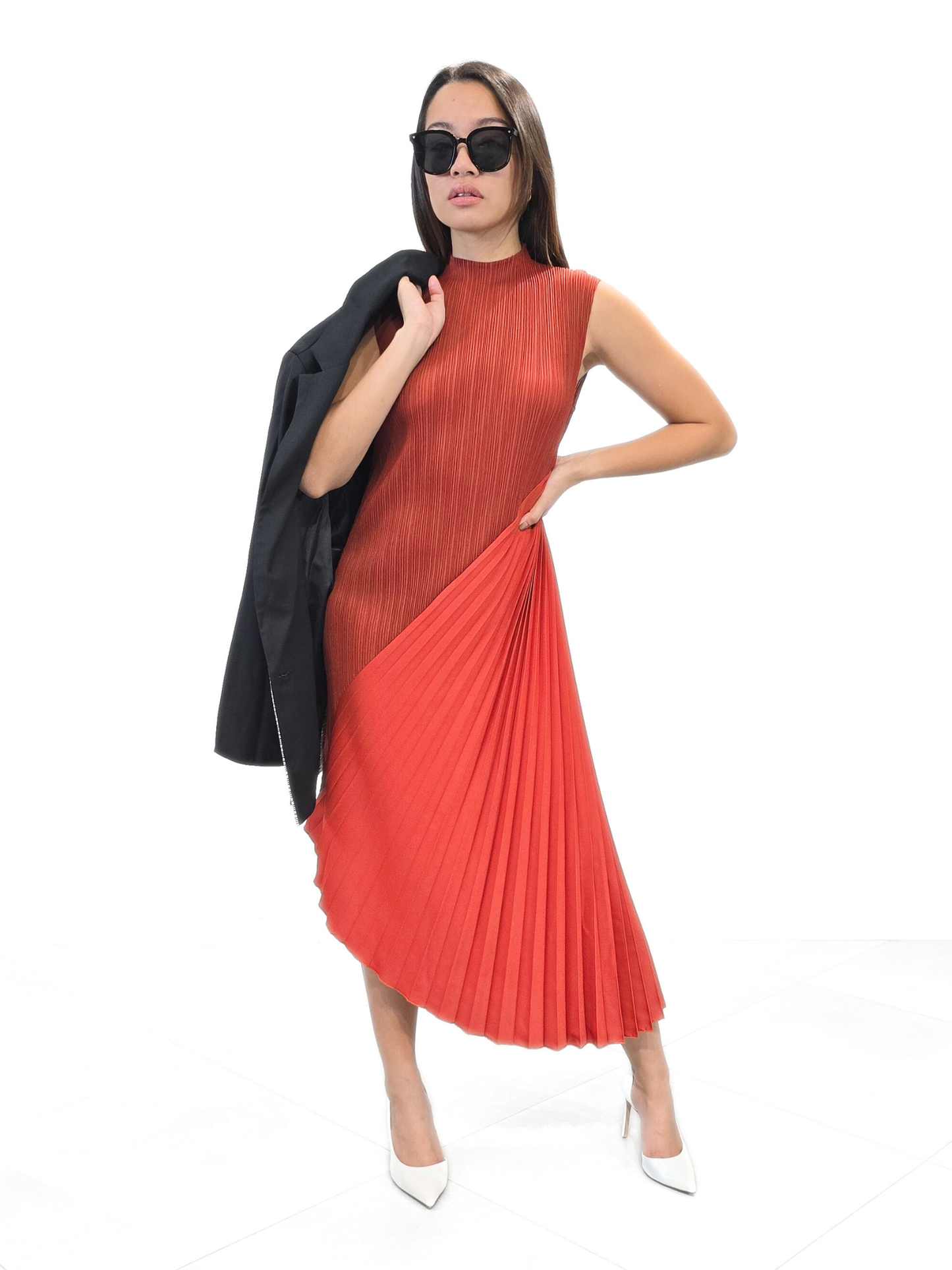 Gianna Pleated Dress
