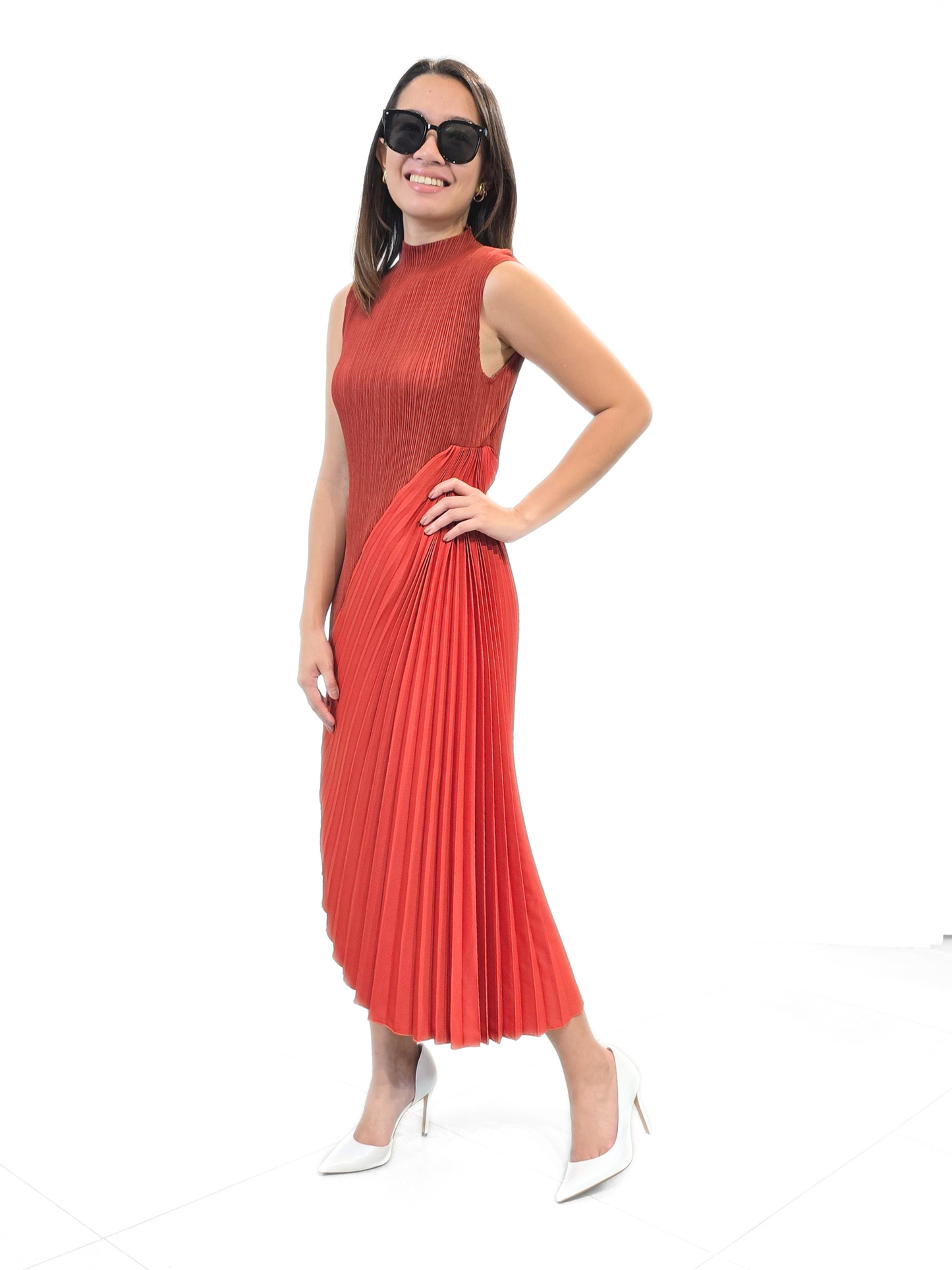 Gianna Pleated Dress