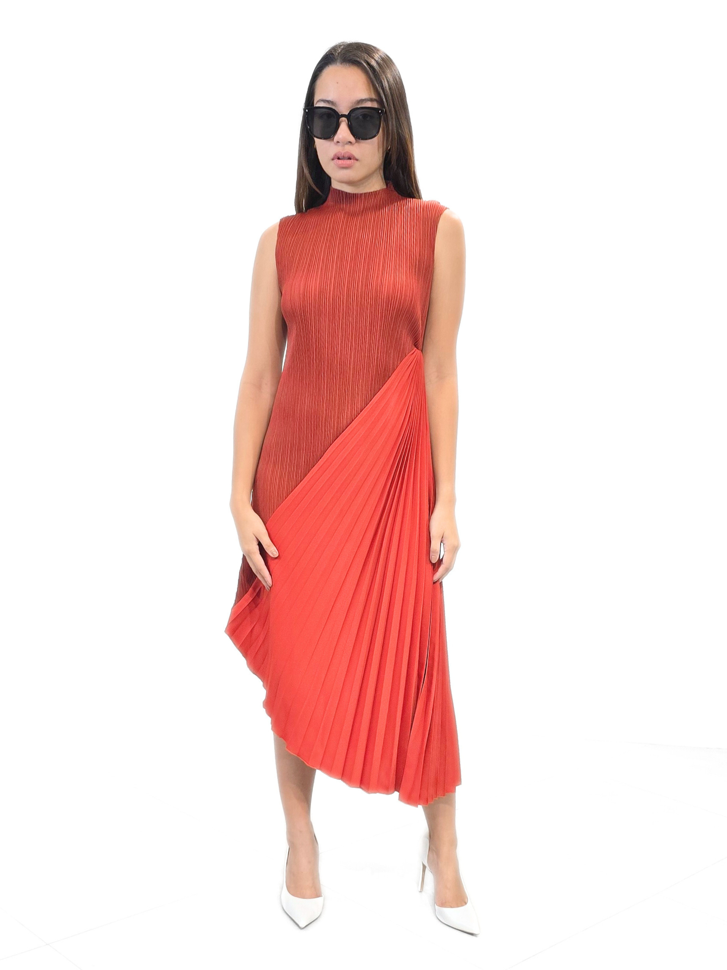 Gianna Pleated Dress