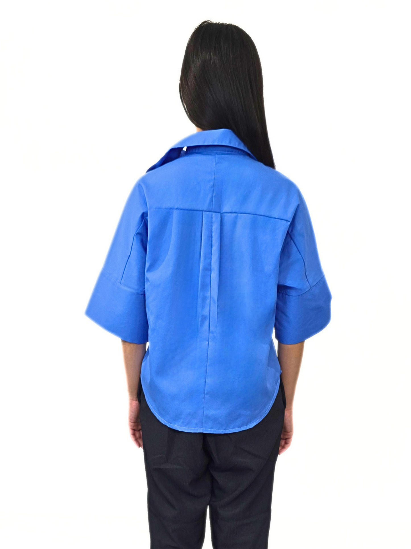 Solane Flower Polo Top