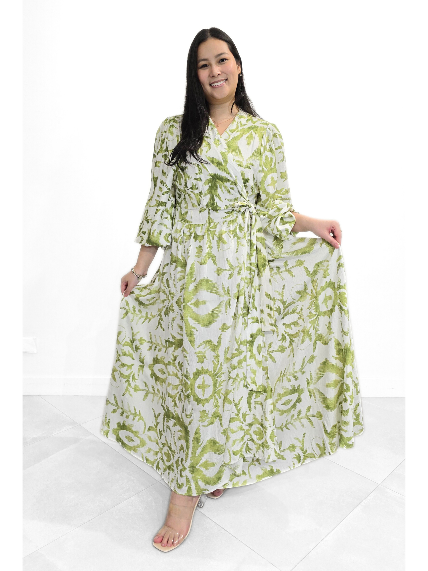 Lany (Plus Size) Ikat Dress