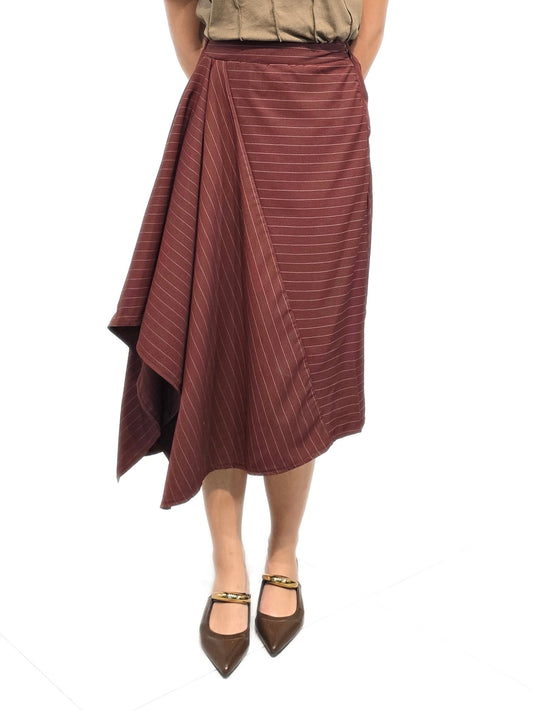 Rica Pinstripe Skirt