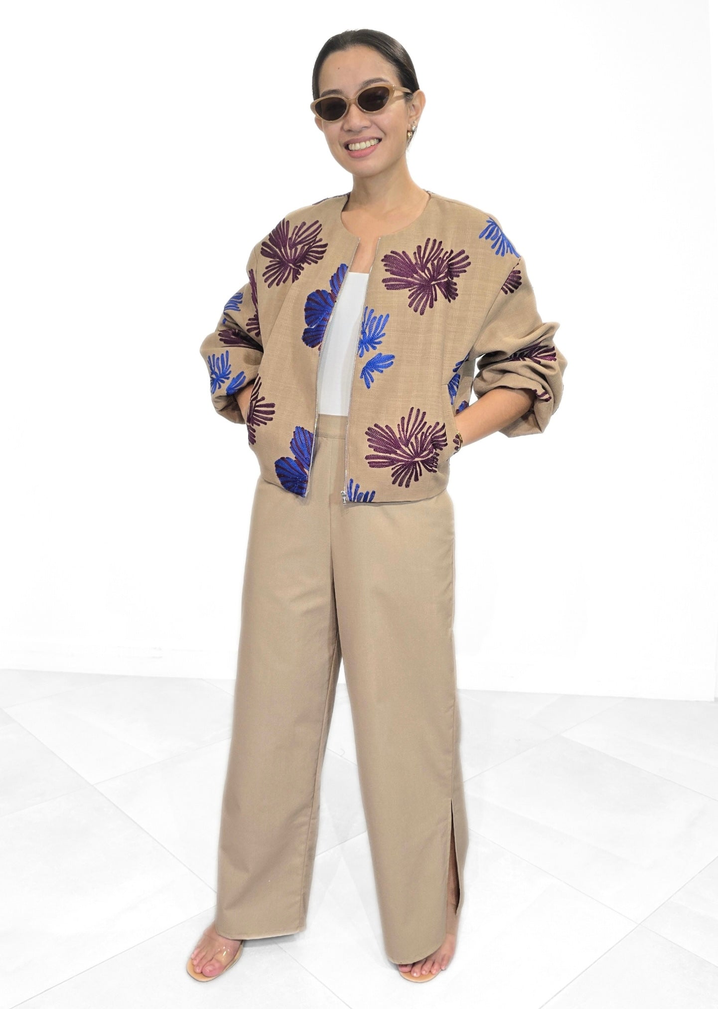 Havana (Plus Size) Botanical Jacket