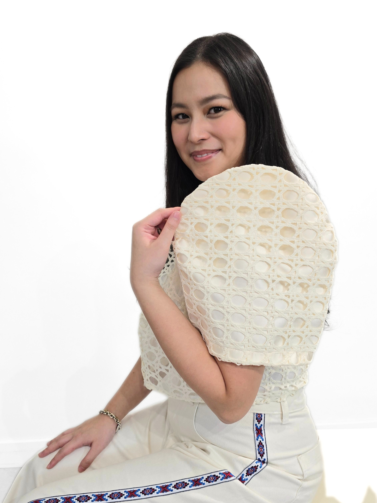 Dalisay (Plus Size) Weave Bolero