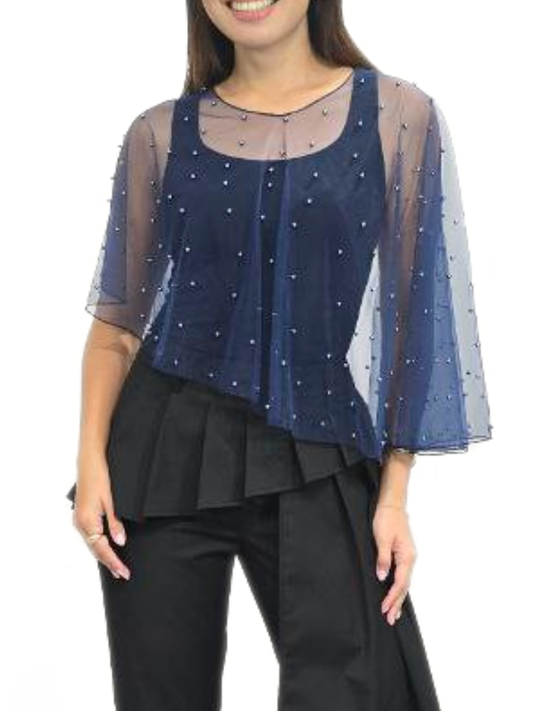 Pearl Overlay Top