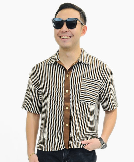 Austine (Plus Size) Boxy Polo Top (Unisex)