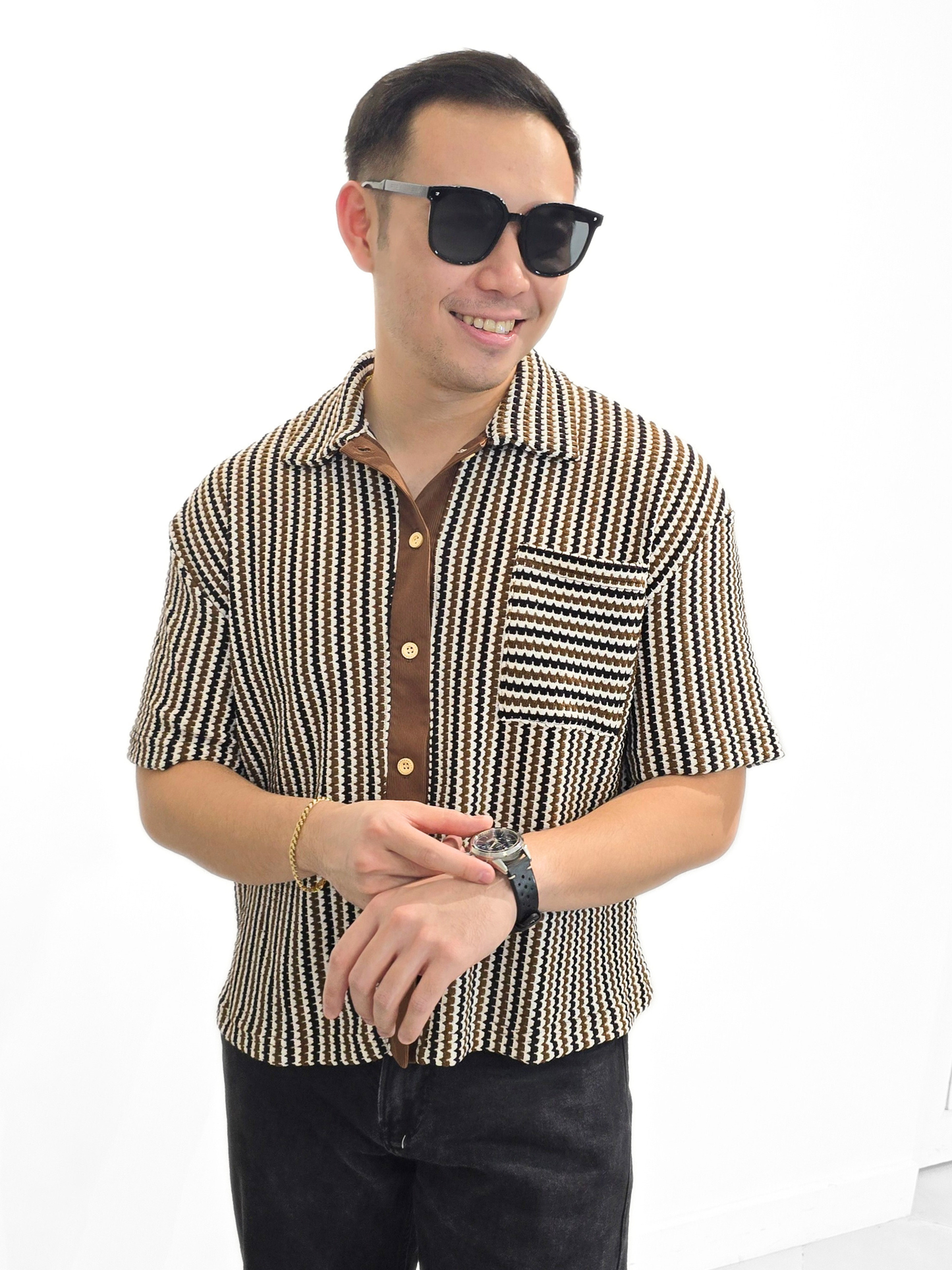 Austine Boxy Polo Top (Unisex)