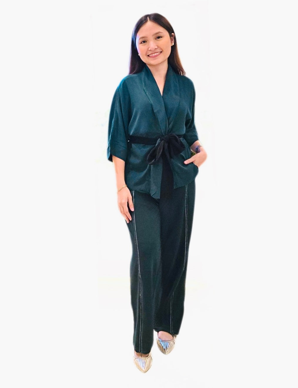 Kitts 2-Way Kimono Top (Sash Included)