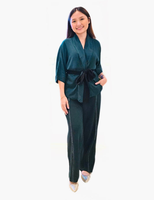 Kitts (Plus Size) 2-Way Kimono Top (Sash Included)