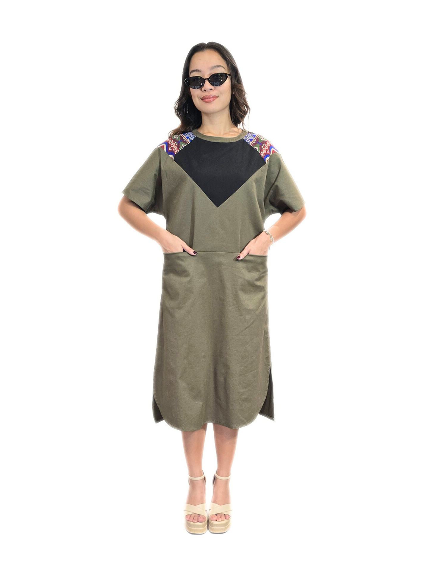 Sinta Ethnic Deep Pocket Dress