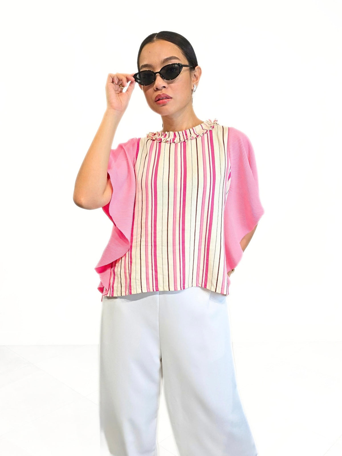 Trish Pleated Top