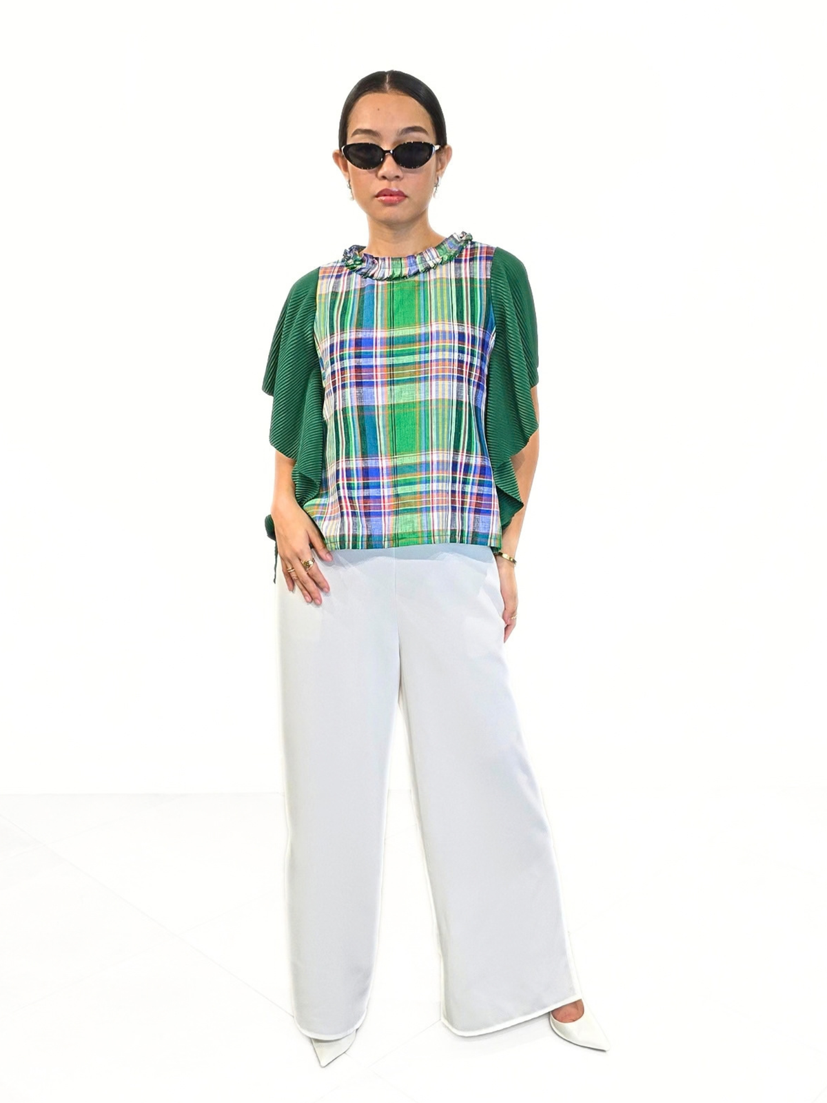 Trish Pleated Top