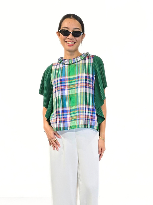Trish Pleated Top