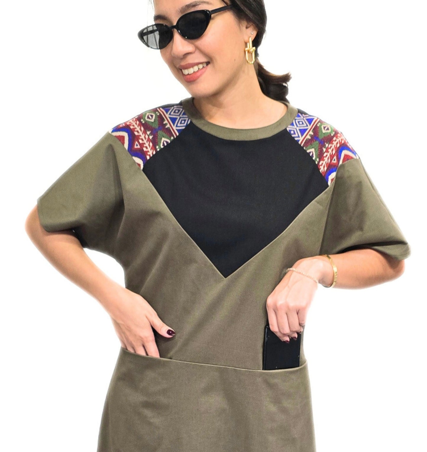 Sinta Ethnic Deep Pocket Dress