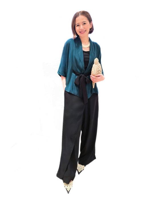 Kitts 2-Way Kimono Top (Sash Included)