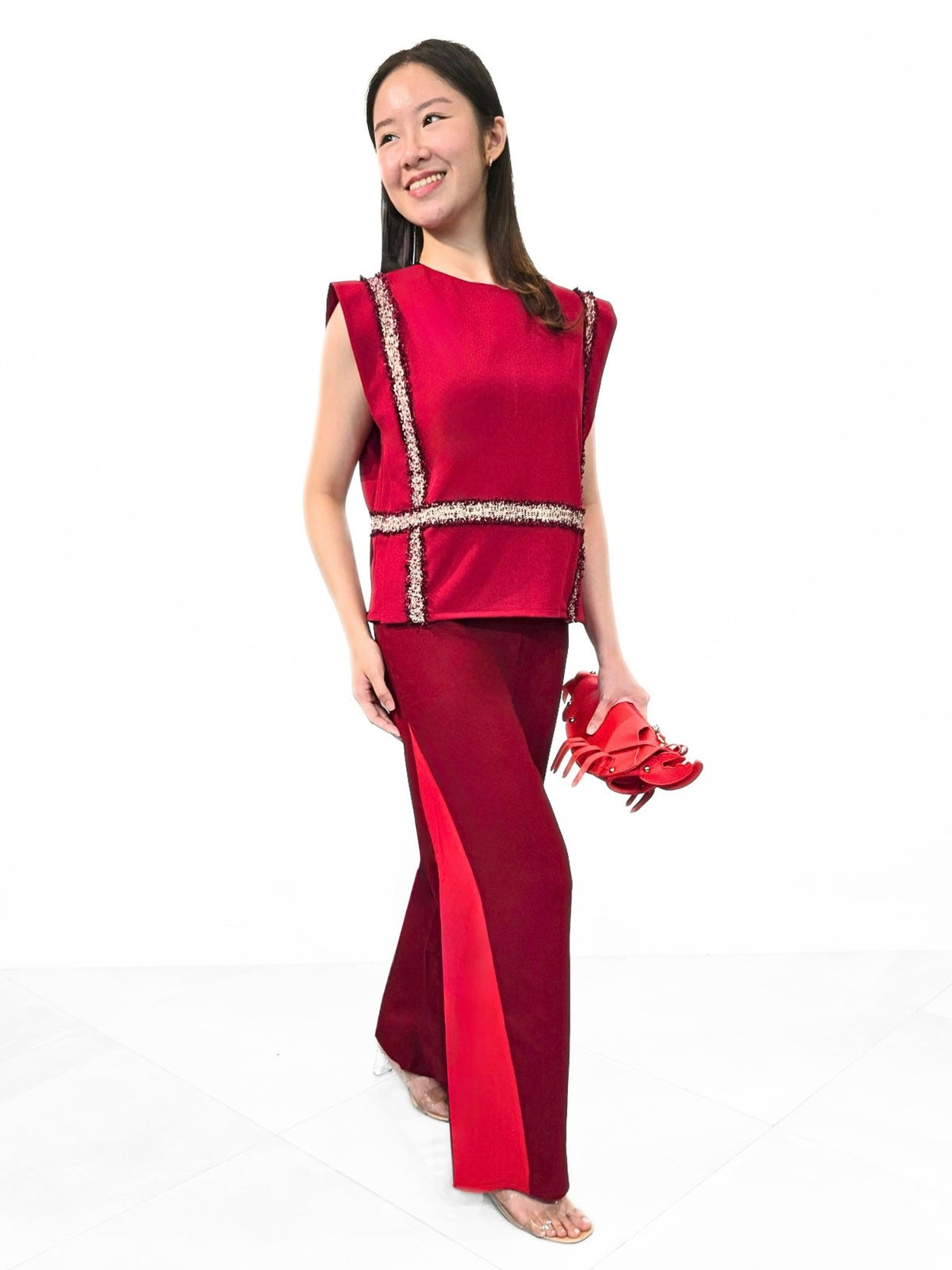 Nina Geometric Pants