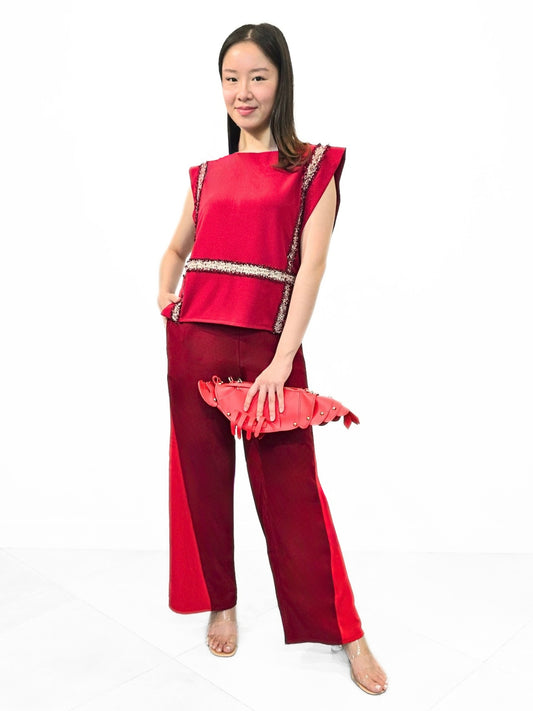 Nina Geometric Pants