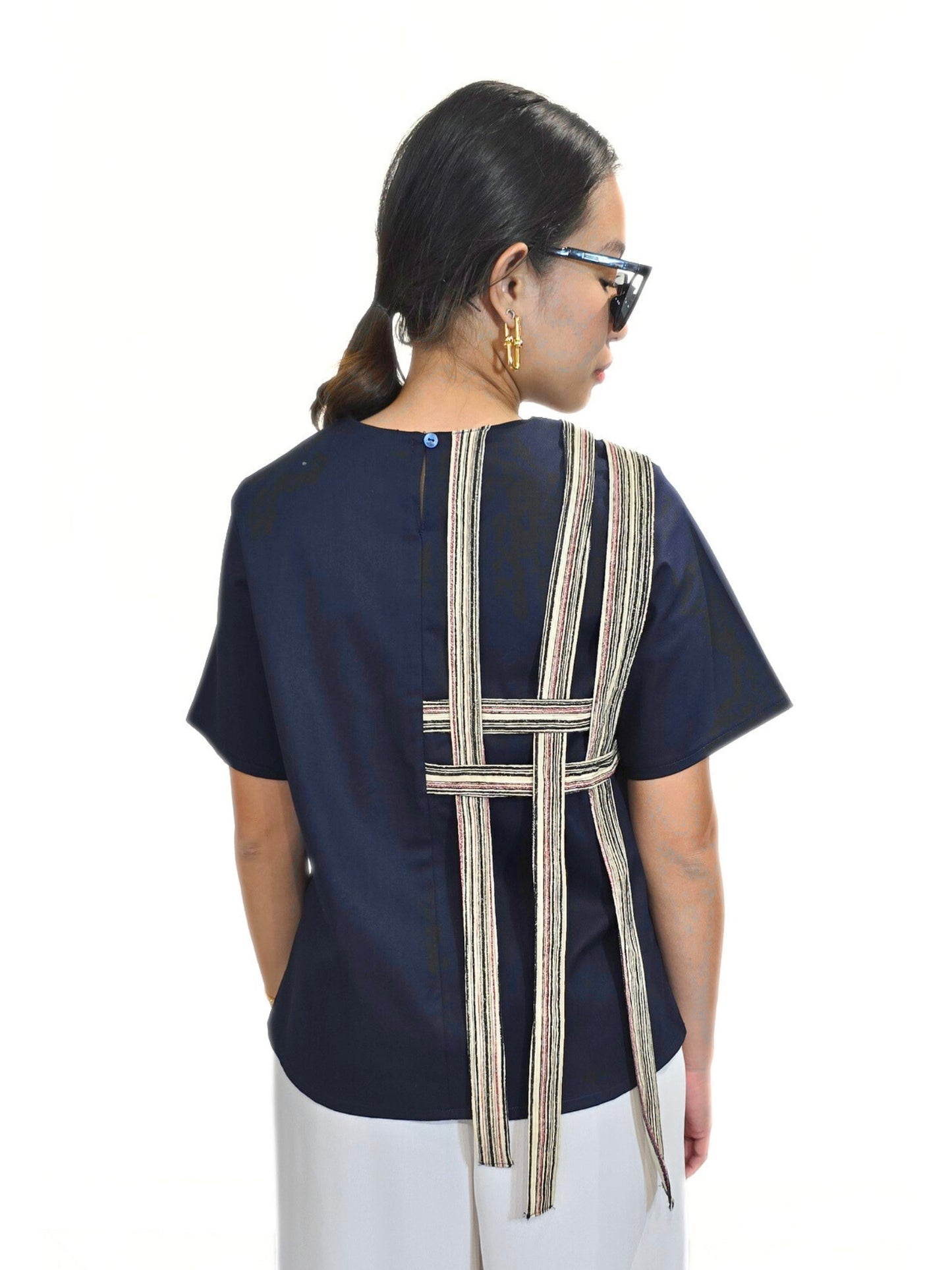 Augusta (Plus Size) Ethnic Strip Top