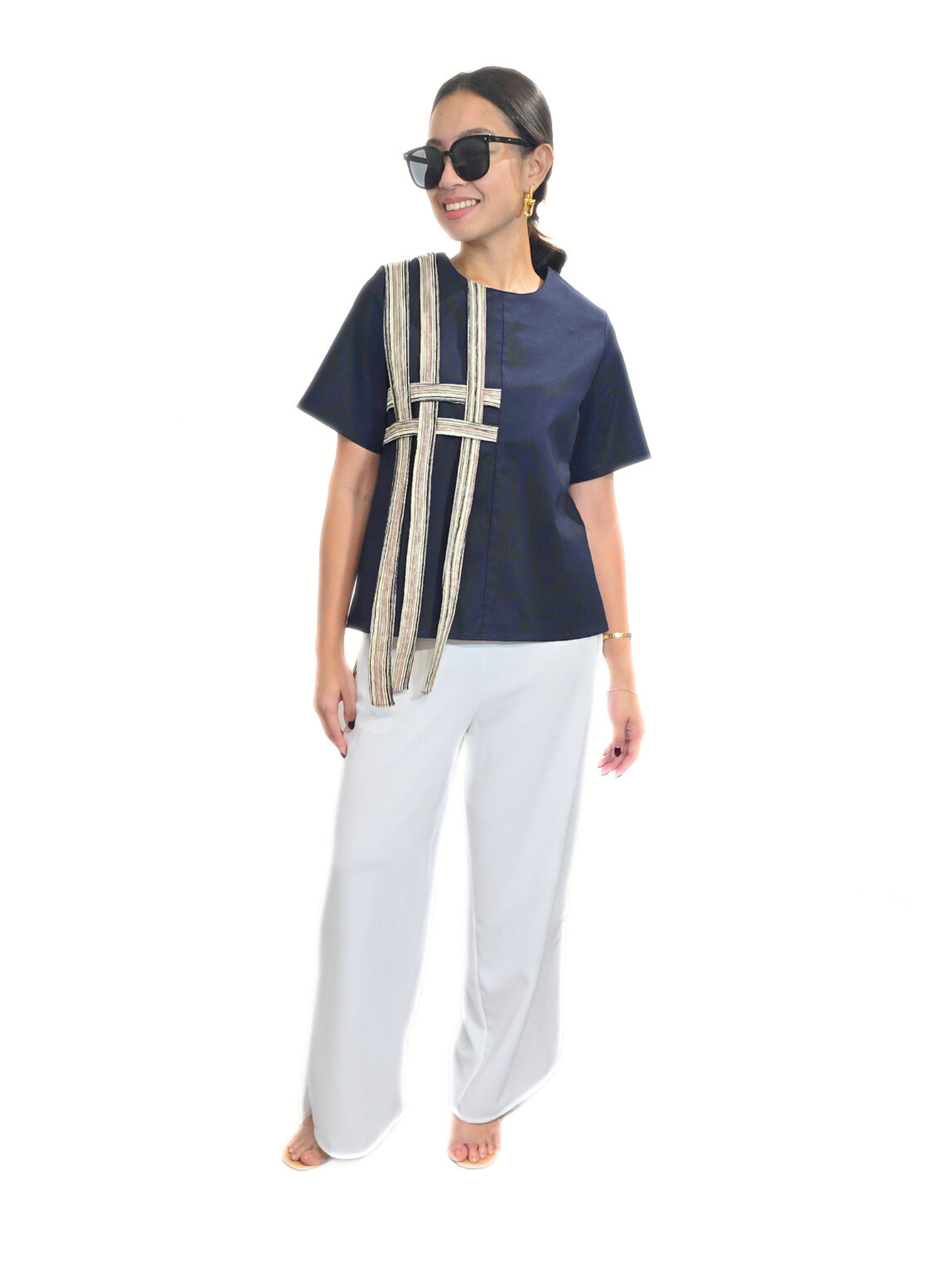 Augusta (Plus Size) Ethnic Strip Top