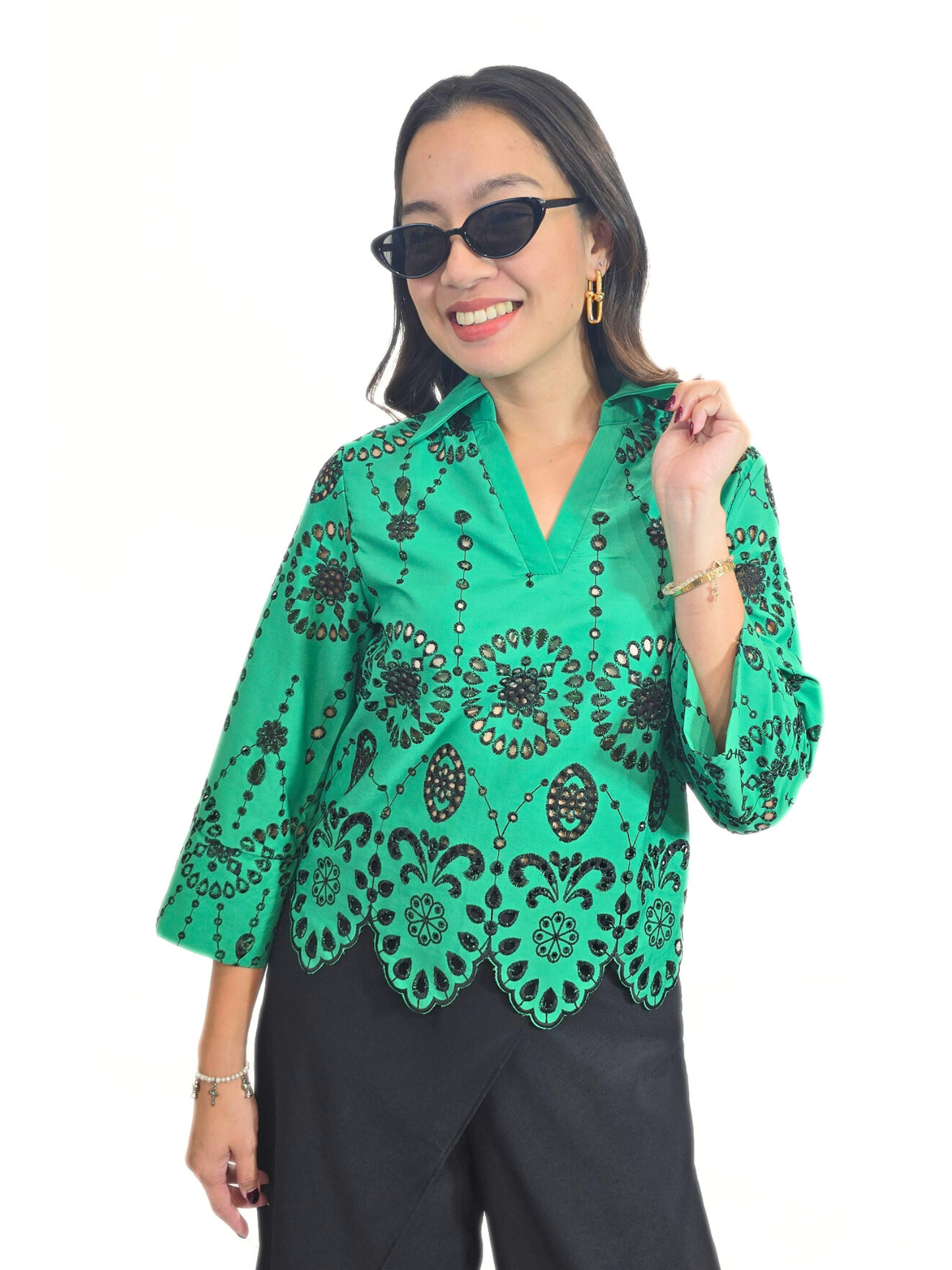 Rosie Embroidered Top