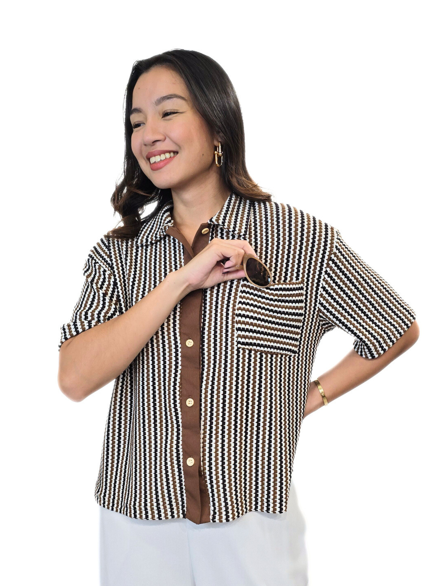 Austine Boxy Polo Top (Unisex)