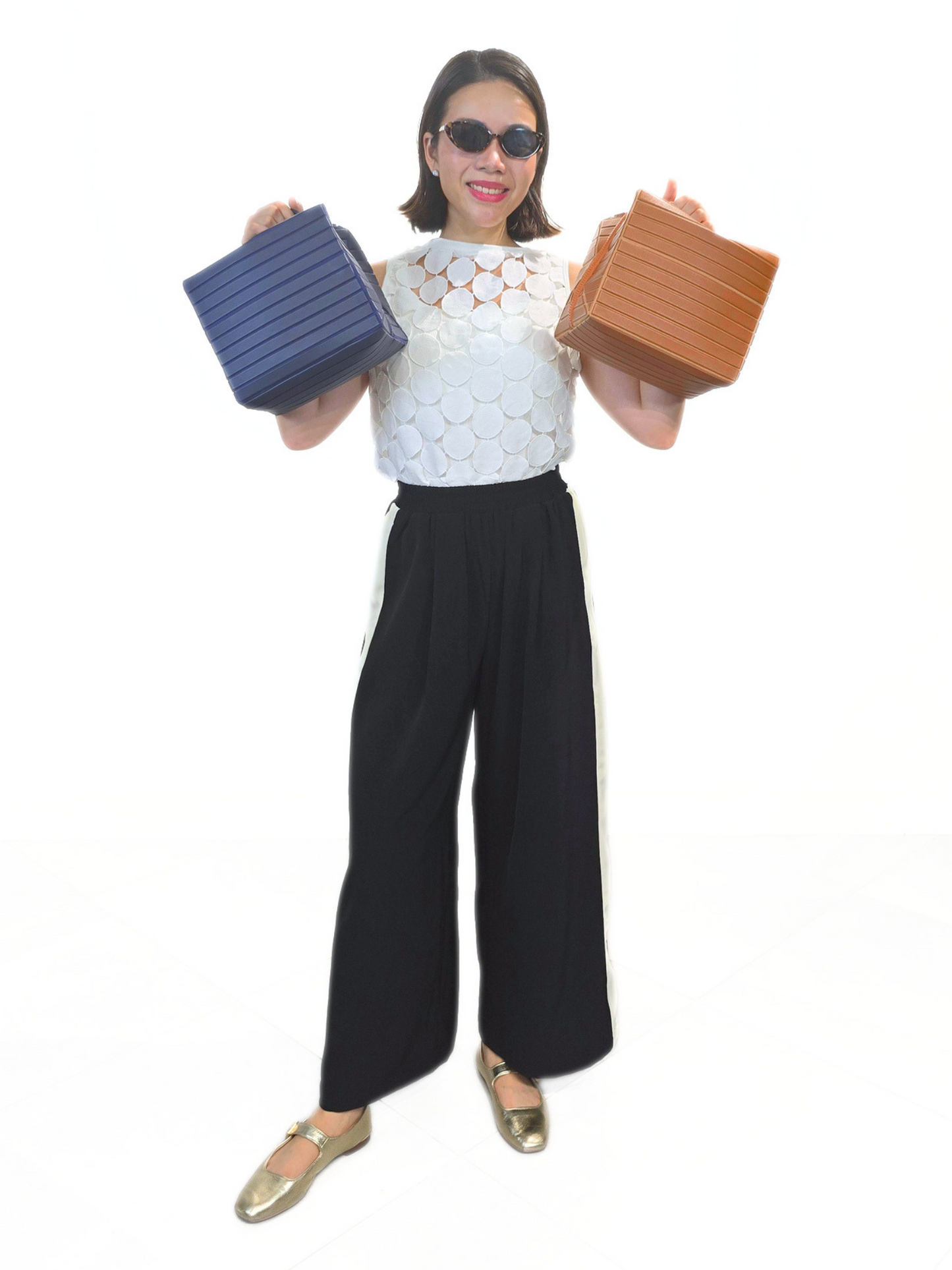 Hannah Geometric Travel Bag