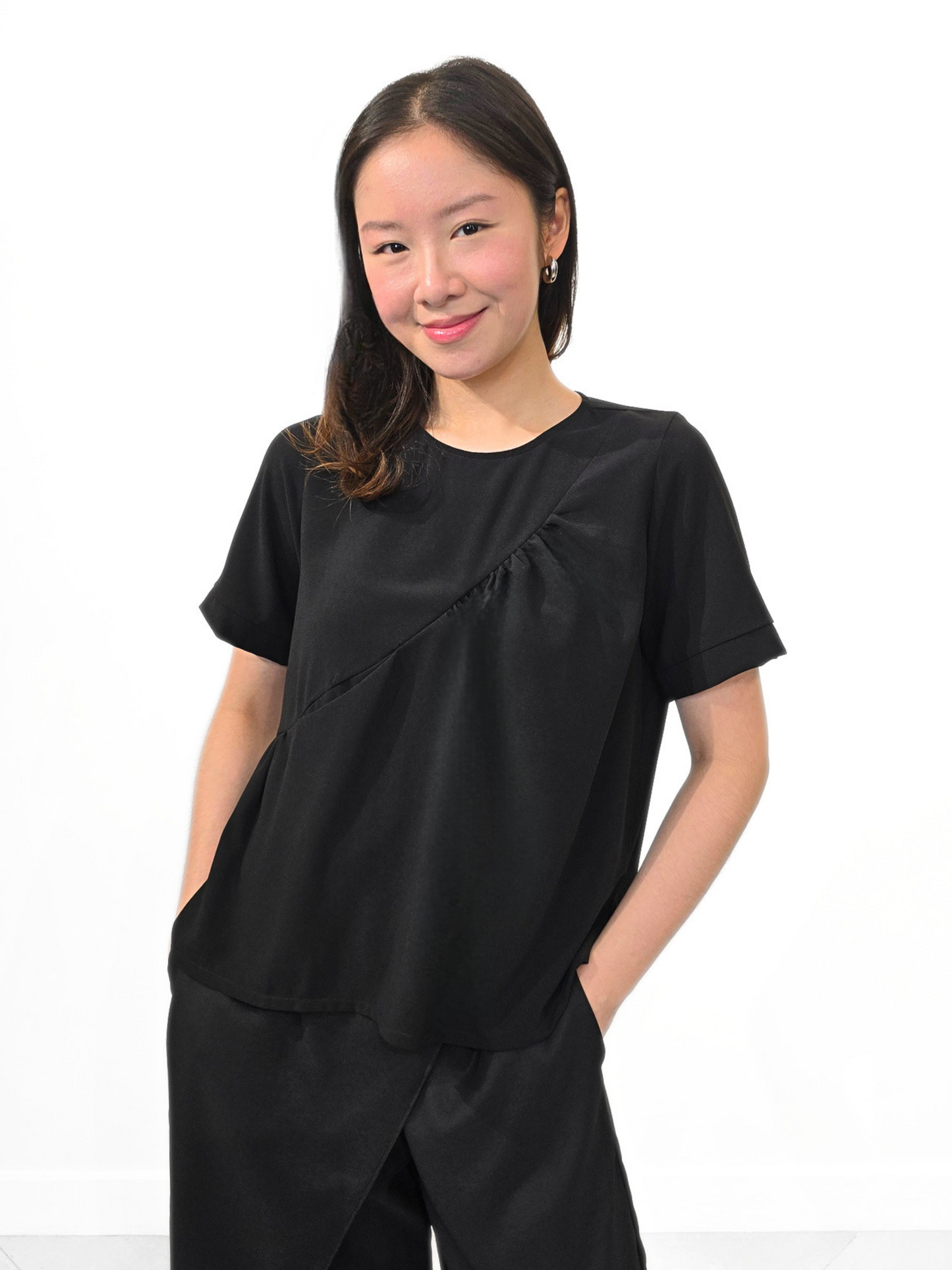 Maddie (Plus Size) Pocket Top