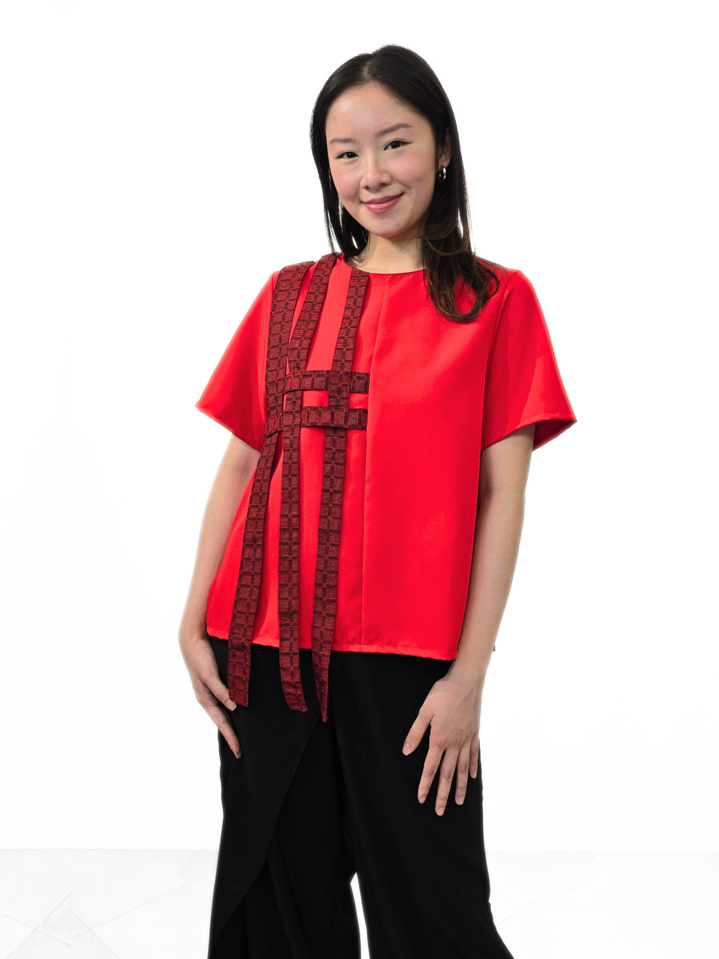 Augusta (Plus Size) Ethnic Strip Top