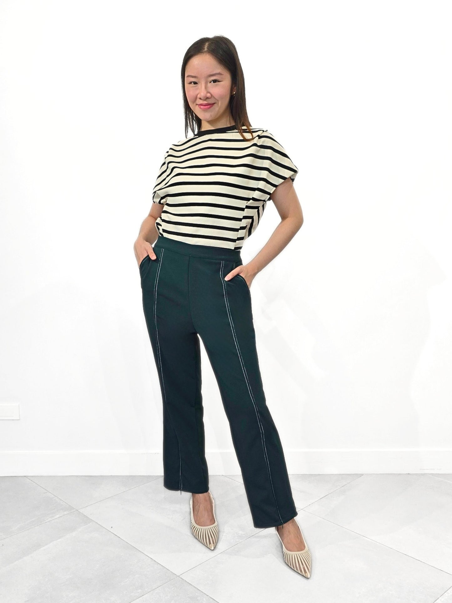 Maritime Reversible Ribbon Top