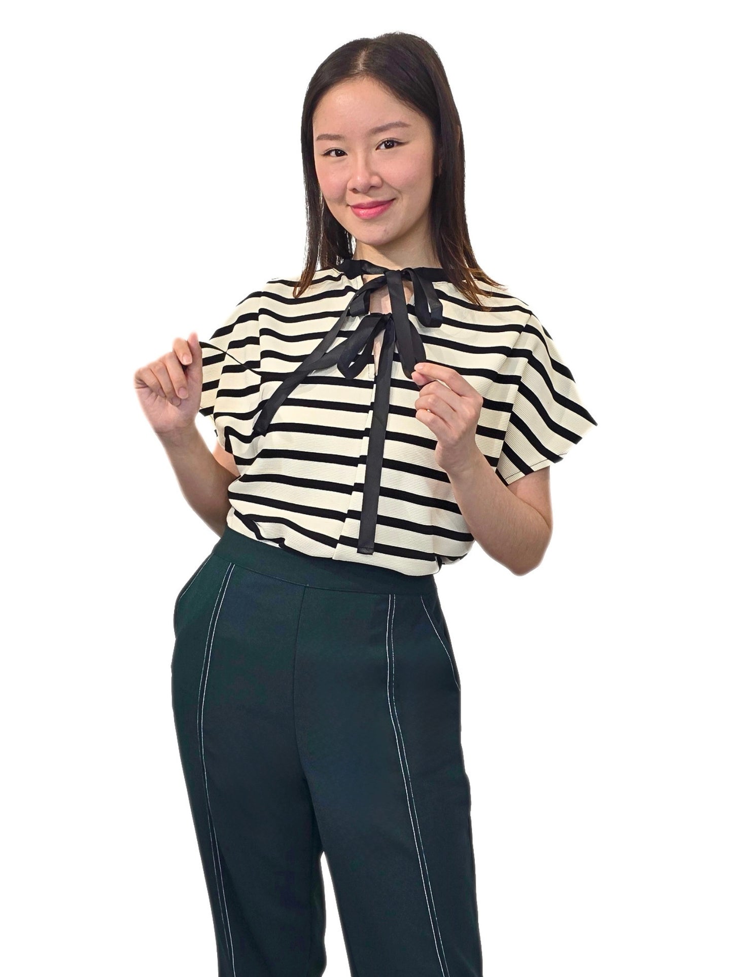 Maritime Reversible Ribbon Top