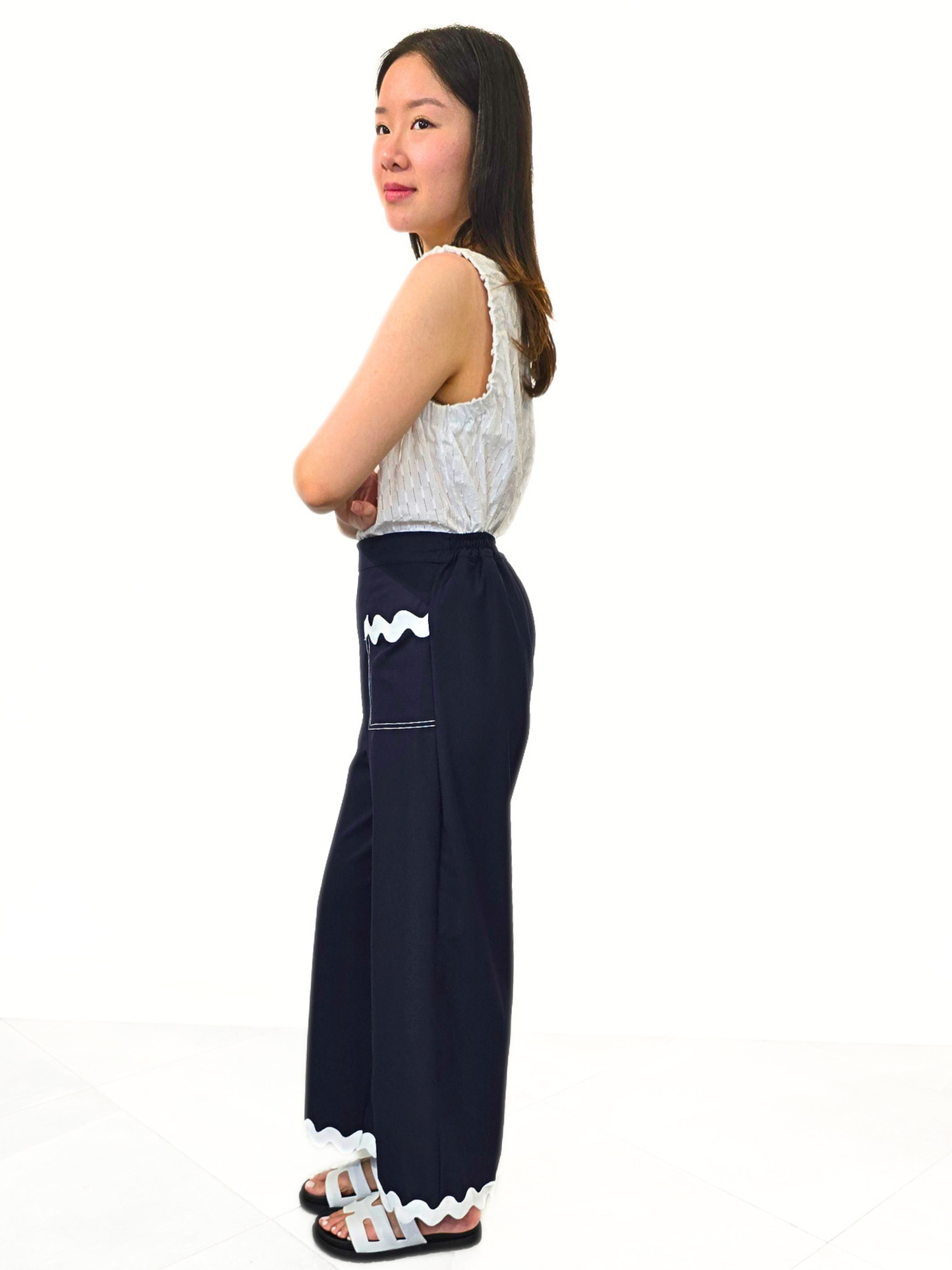 Flavia Rick Rack Pants
