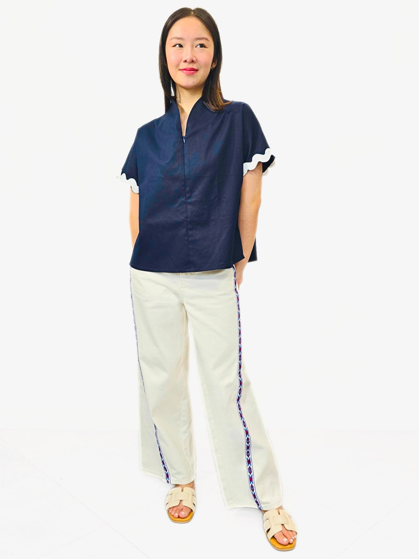 Flavia Rick Rack Top