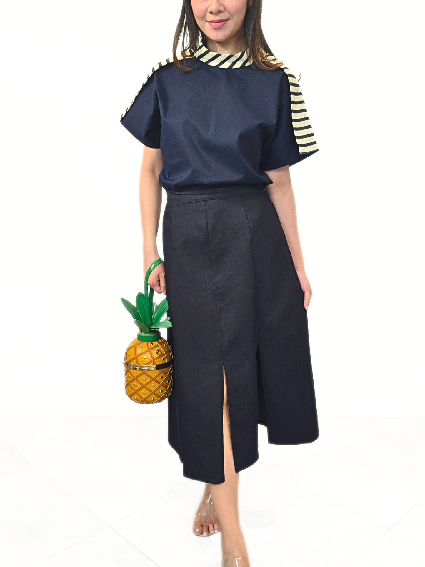 Zoe (Plus Size) Vertical Top