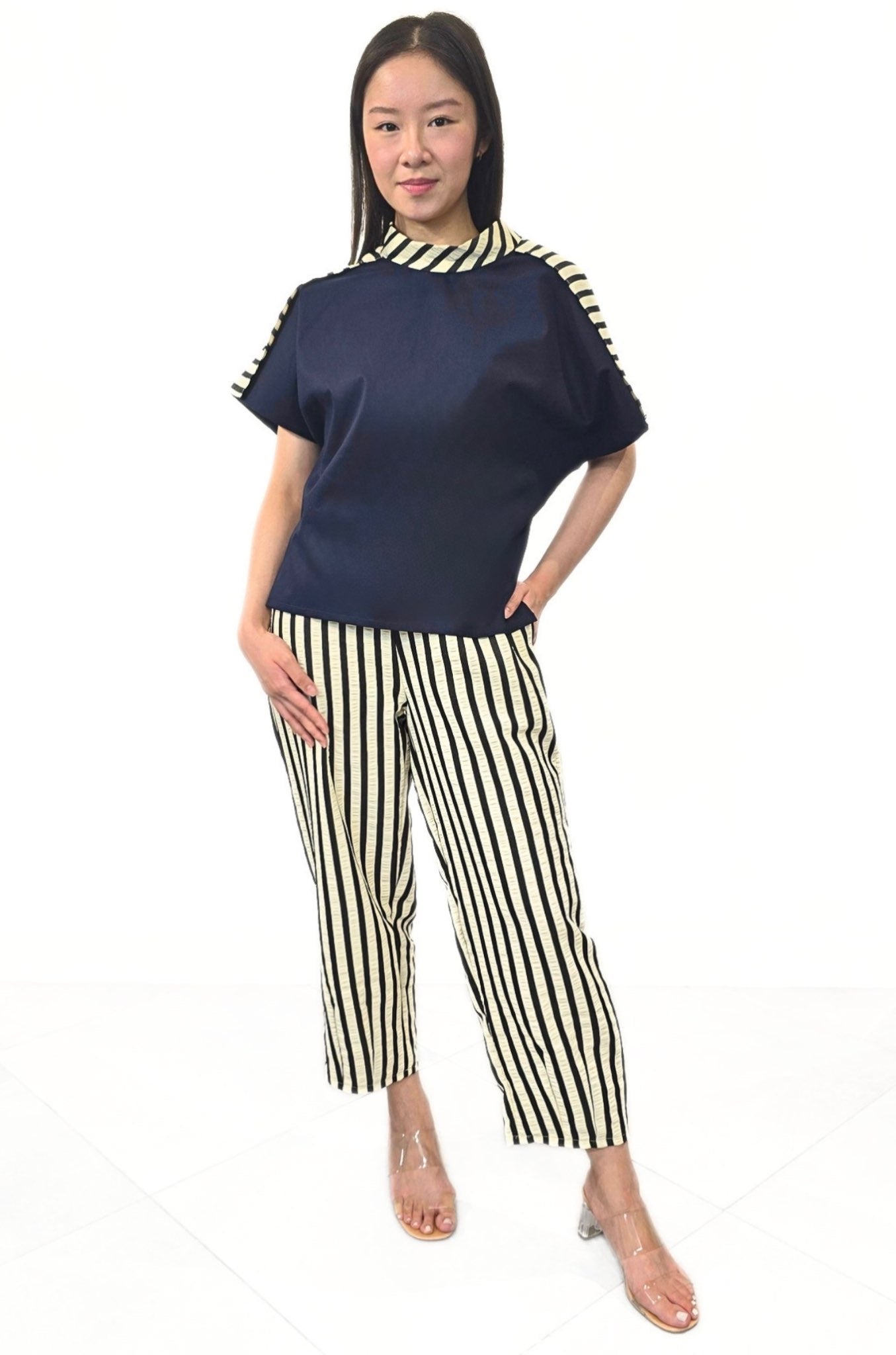 Zoe (Plus Size) Vertical Top