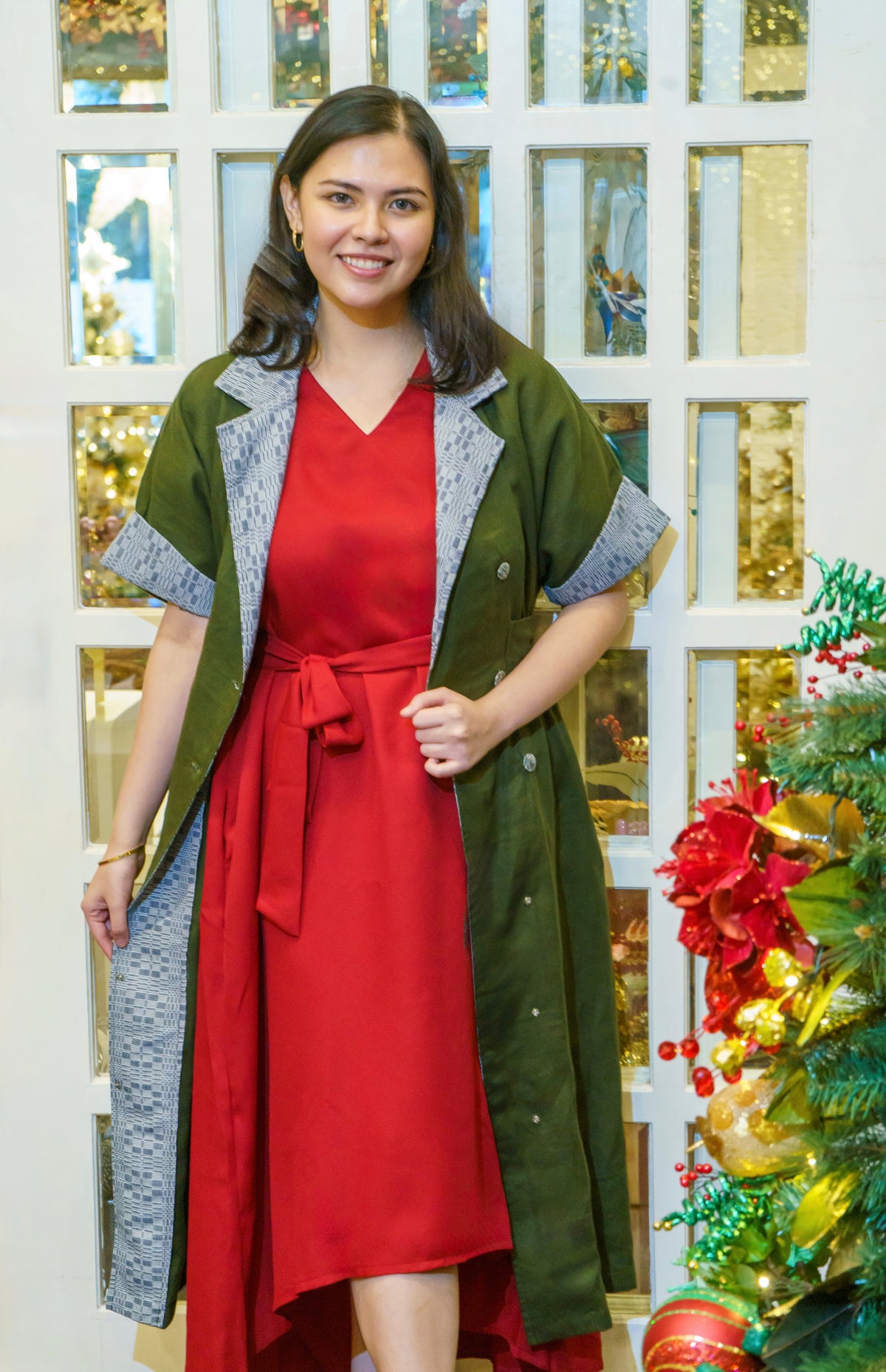 Lana Multi-wear Ethnic Trench Dress
