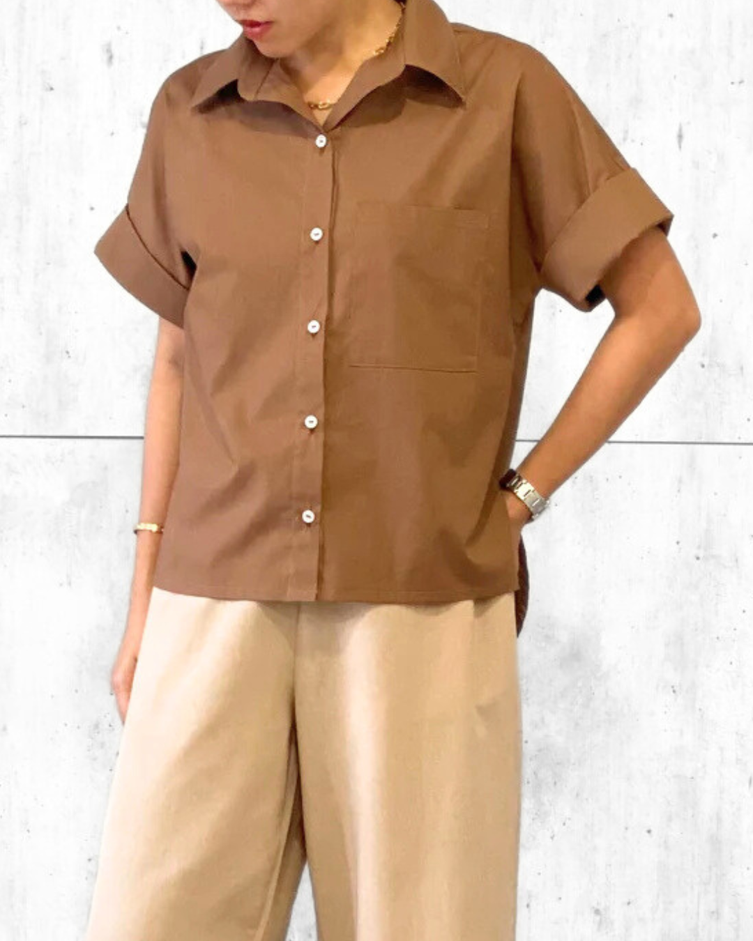 Audrey (Plus Size) Polo Top