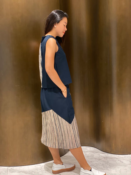 Annika Ethnic 2-Toned Skirt