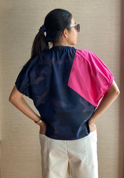 Alessa Camouflage Top