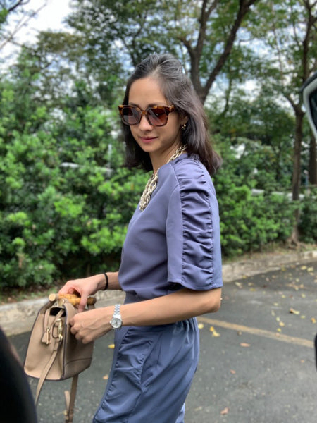 Veronica Shirred Top