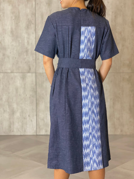 Mitch Ethnic Sleeve Dress (Sash Included)