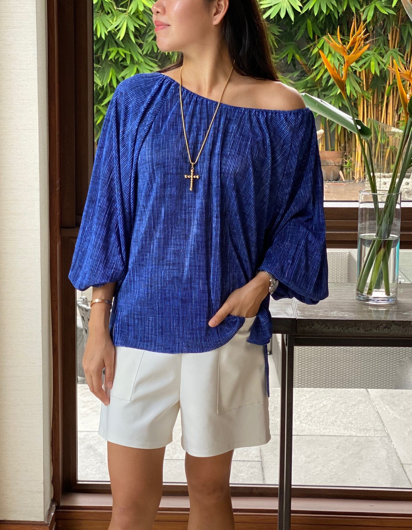 Beverly Multi-Wear Pleated Top