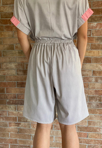 Willow Pinstripe Bermuda Shorts